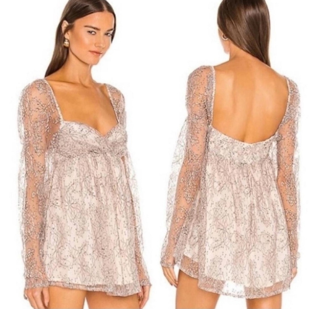Free People Babydoll Lace Top - Picture 7 of 7